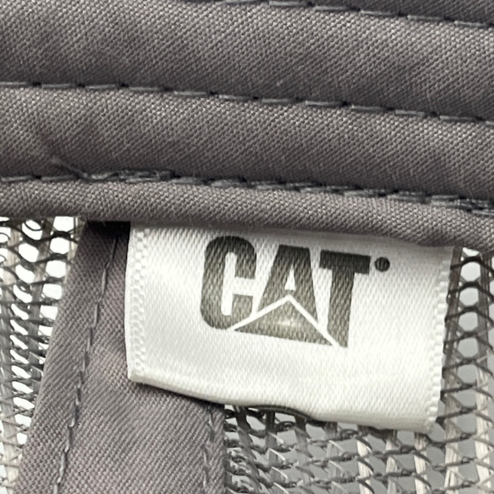 CAT Gray Mesh-Back Trucker Cap - Picture 2 of 8